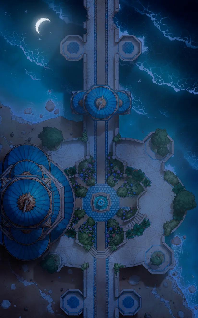 Djinn Gardens map, Moonlight variant thumbnail
