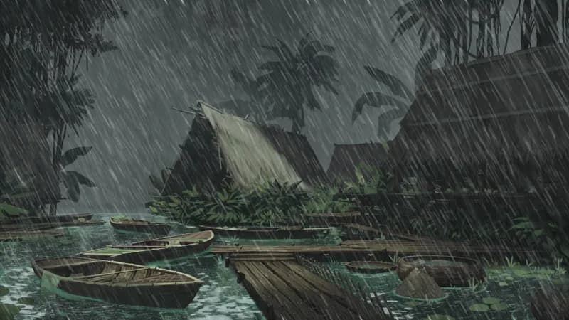 Jungle Village map, Rain variant thumbnail