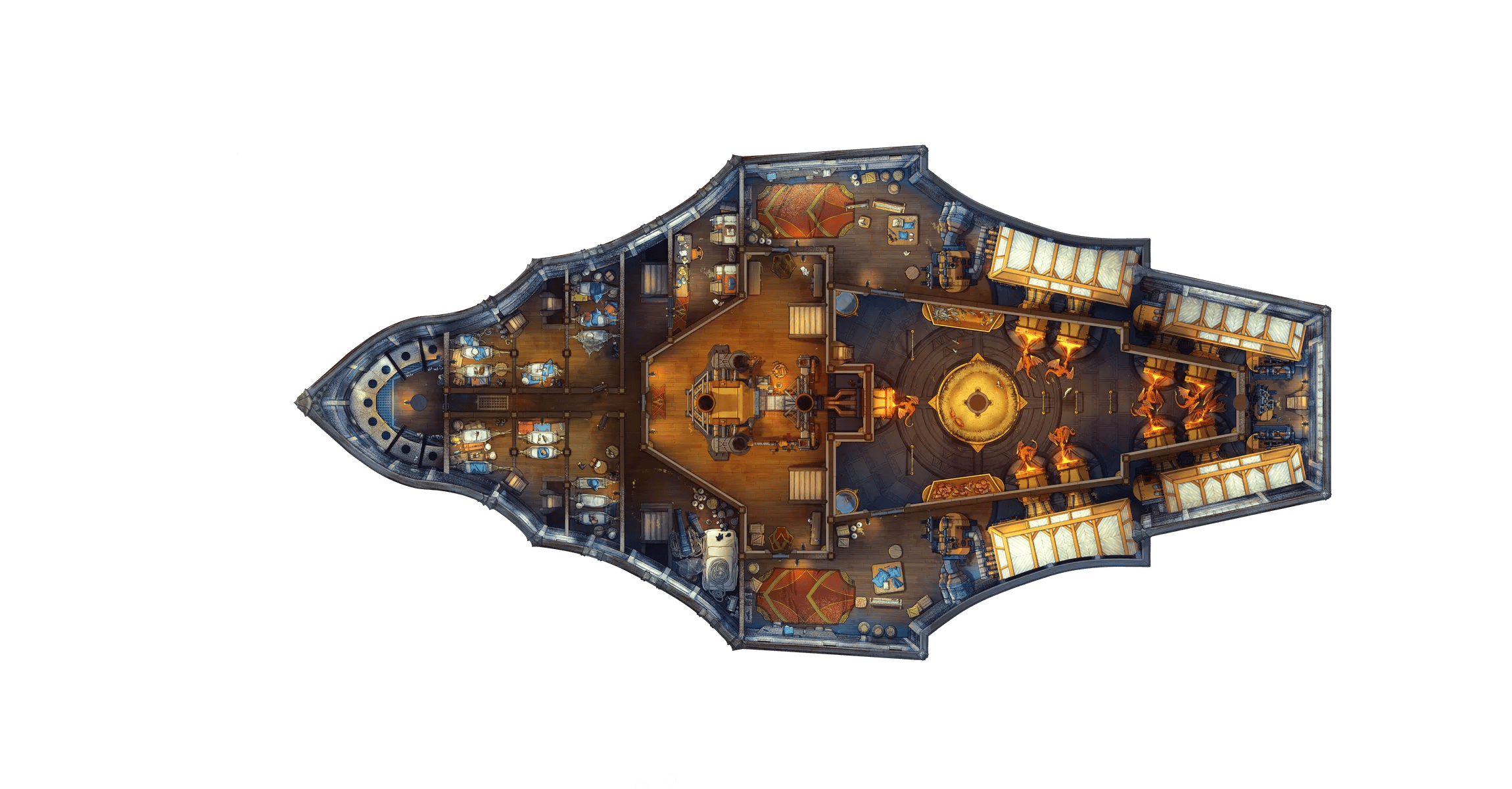 Dragon Ship - Lower Deck map, Winter variant thumbnail