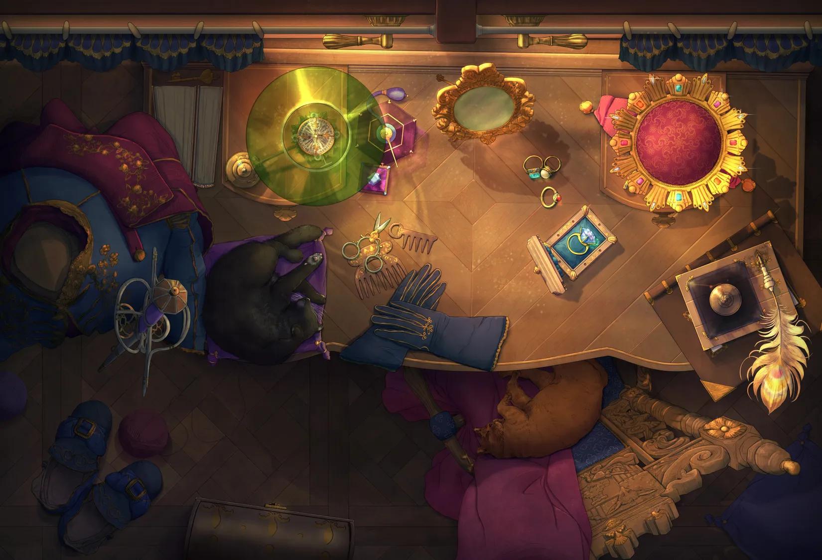 King's Crown map, Closed Drawer variant thumbnail