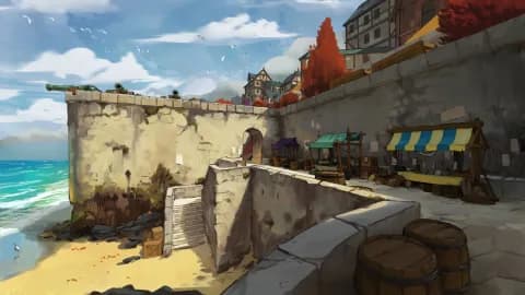 Beach Town map, Autumn variant thumbnail