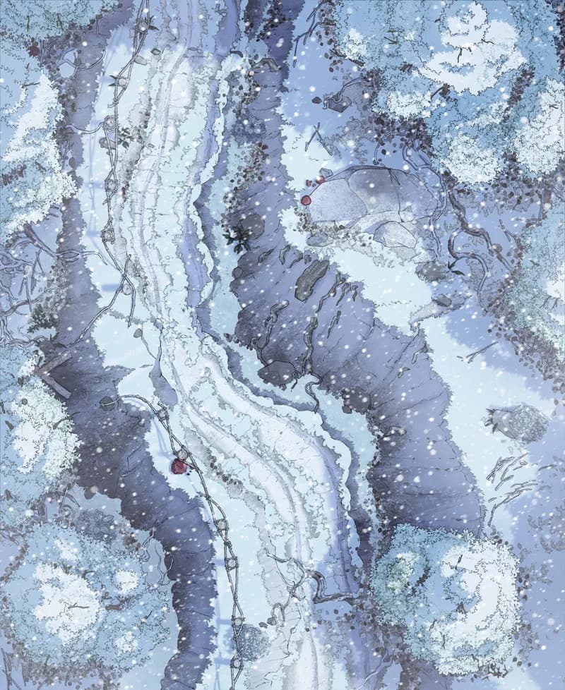 Forest Pass map, Winter variant thumbnail