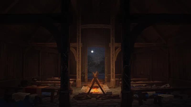 Viking Longhouse map, Tavern Night variant thumbnail