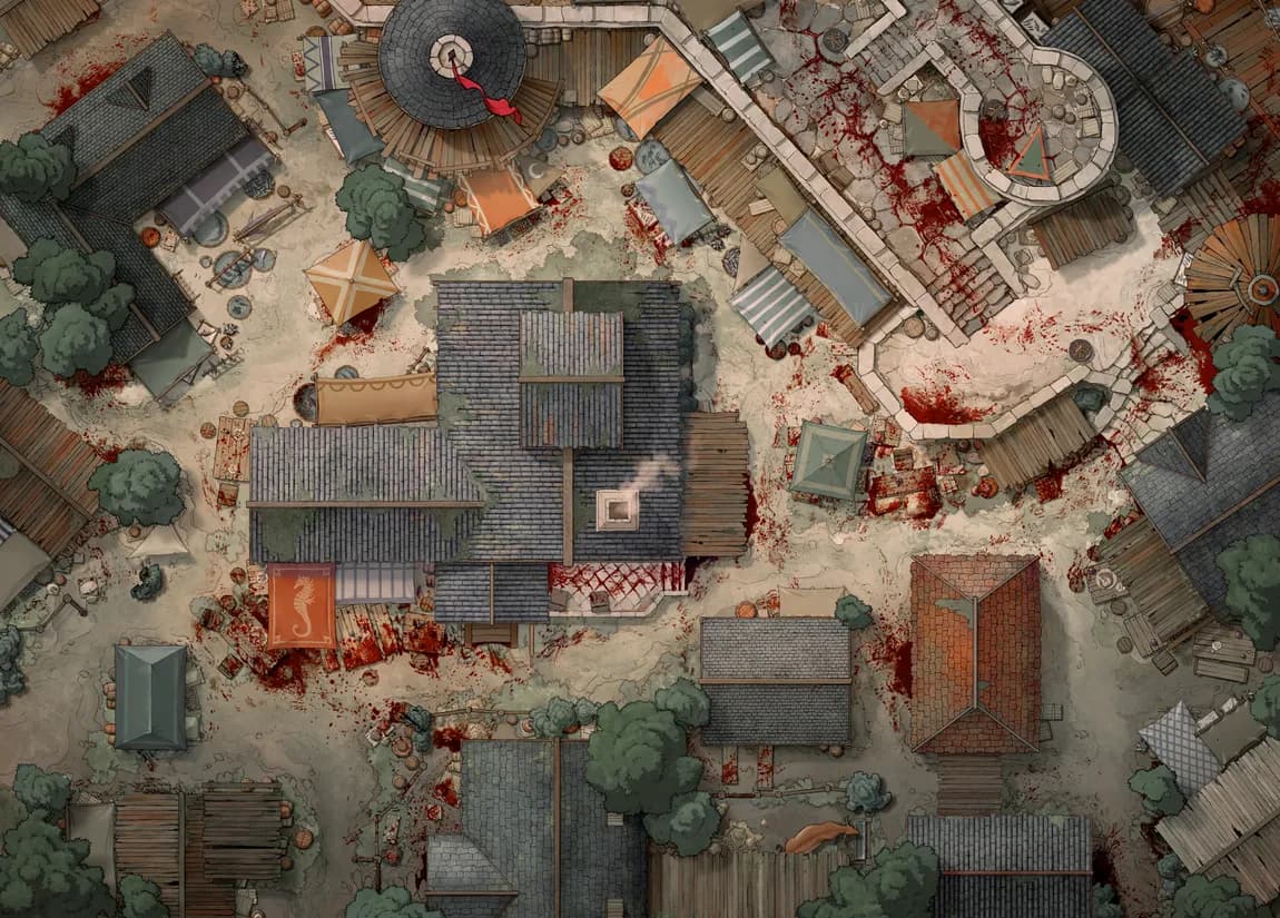 Market Streets map, Massacre variant thumbnail