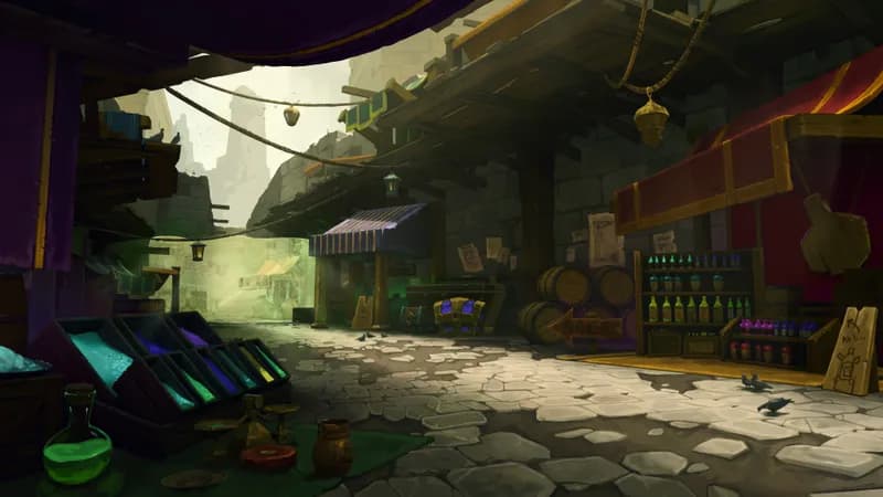 Black Market Streets map, Gelatinous Cube variant thumbnail
