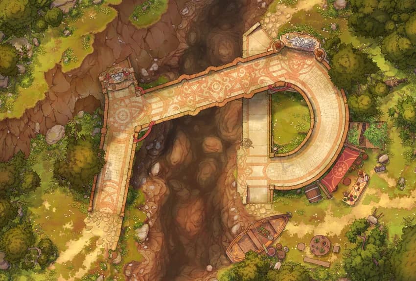 Roving Bridge map, Drought variant thumbnail