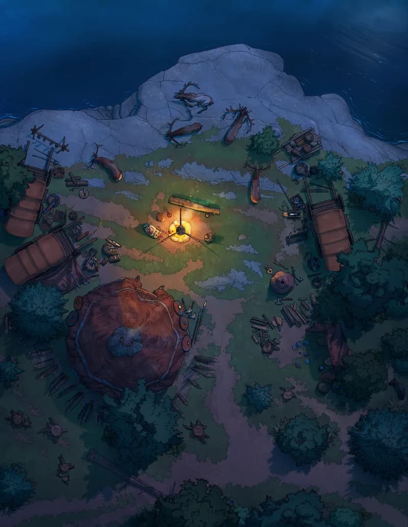 Lakeside Respite map, Original Night variant thumbnail
