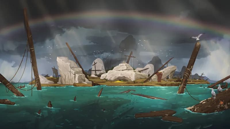 Siren's Shipwreck Shore map, Rainbow variant thumbnail