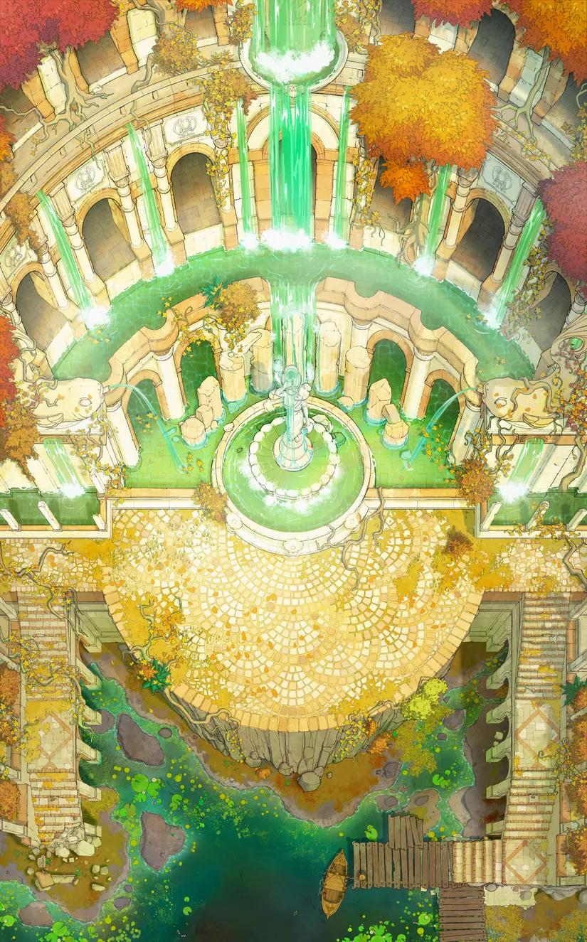 Nymphaeum map, Autumn variant thumbnail