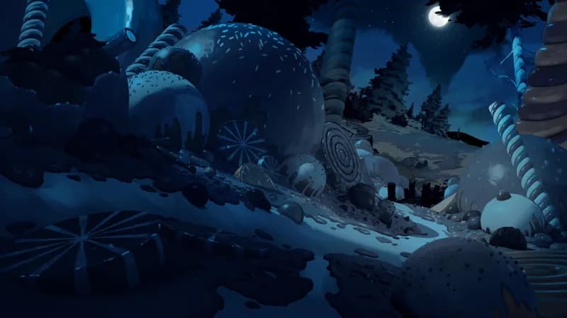 Candy Castle map, Bridge to the Candy Kingdom Night variant thumbnail