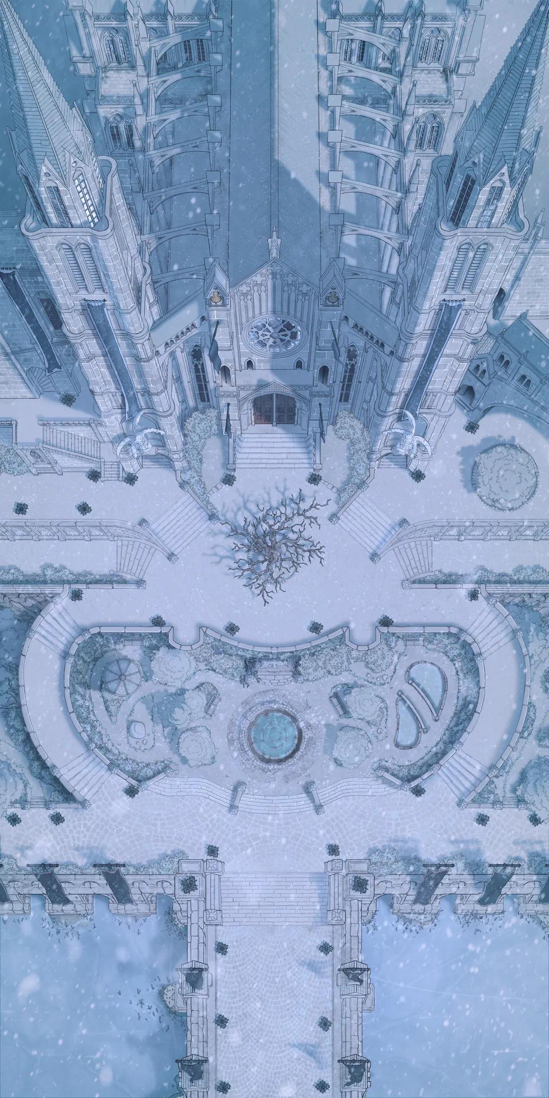 Grand Cathedral map, Winter Day variant thumbnail