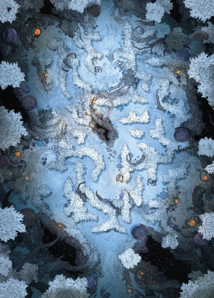 Haunted Hollow map, Winter variant thumbnail