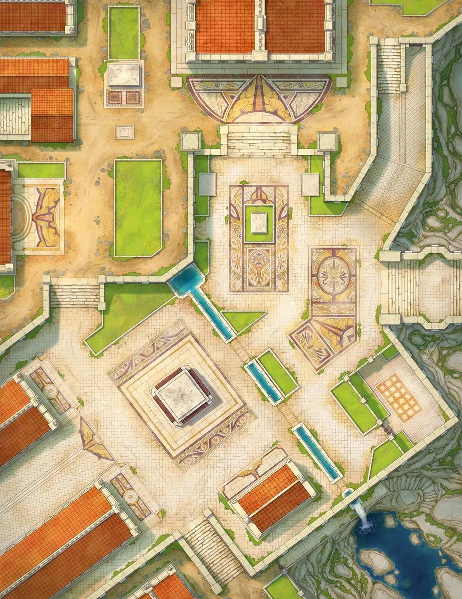 Ancient City Plaza map, Empty variant thumbnail