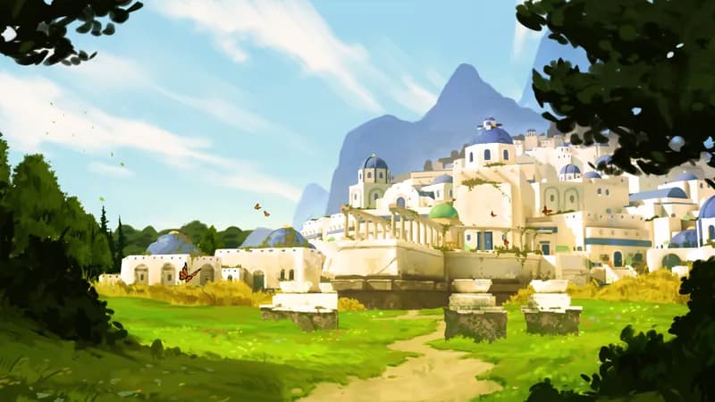 Shimmering Port map, Grasslands variant thumbnail