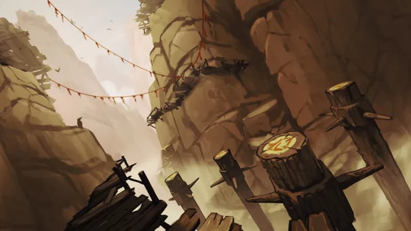Cliffside Training Grounds map, Desert variant thumbnail