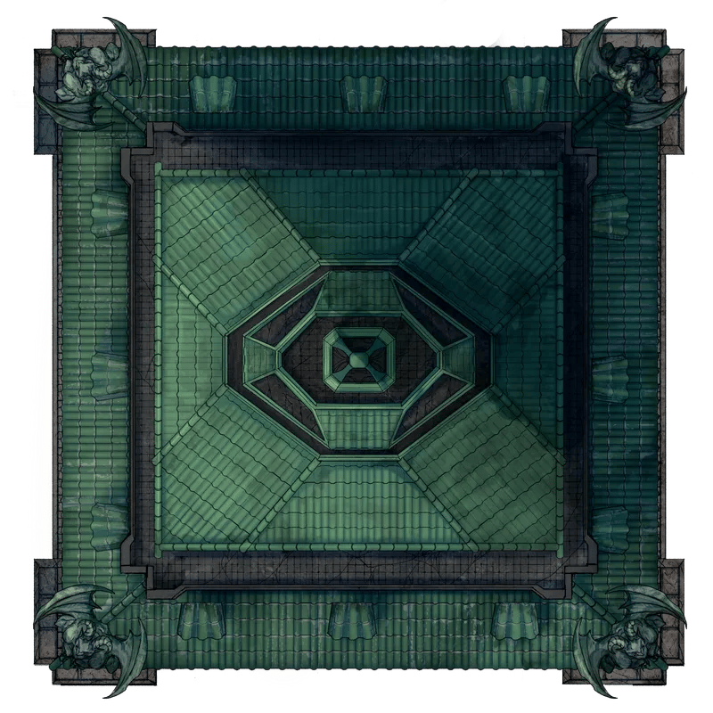 Arcane Clocktower map, Roof Transparent variant thumbnail