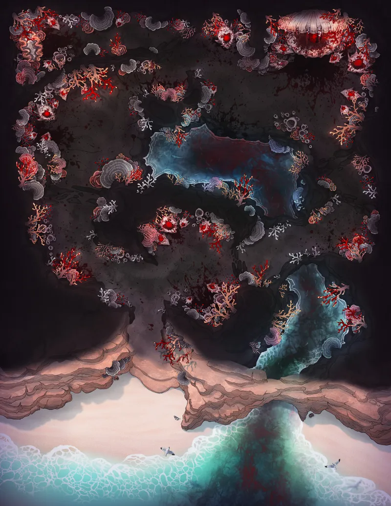 Coastal Caverns map, Massacre variant thumbnail