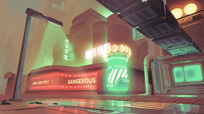Cyberpunk City Streets map, Smog variant thumbnail