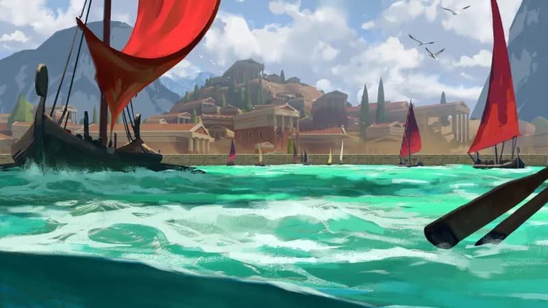 Ancient City Plaza map, Water variant thumbnail