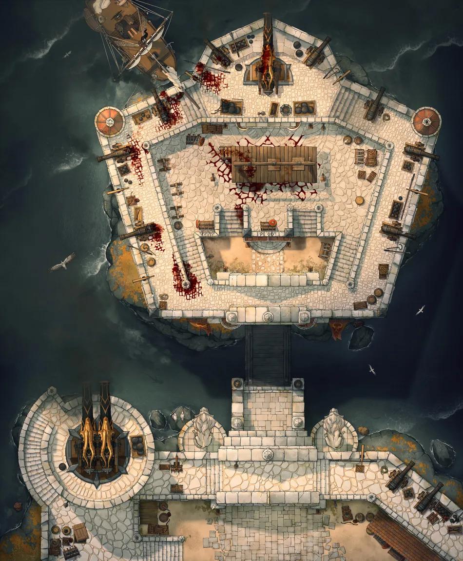 Fortress Prison map, Stay of Exacution variant thumbnail