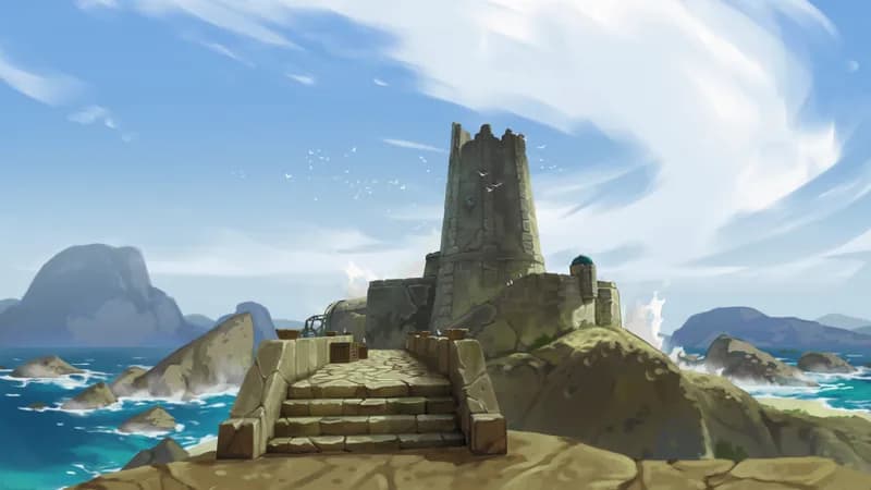 Lighthouse Isle map, Ruins variant thumbnail