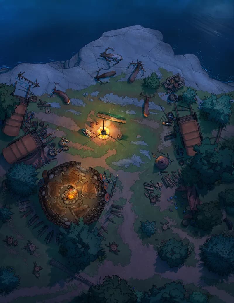Lakeside Respite map, Interior Night variant thumbnail
