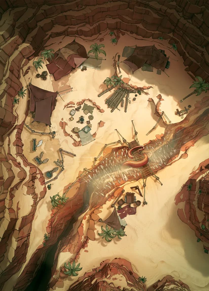 Desert Trading Camp map, Maw variant thumbnail