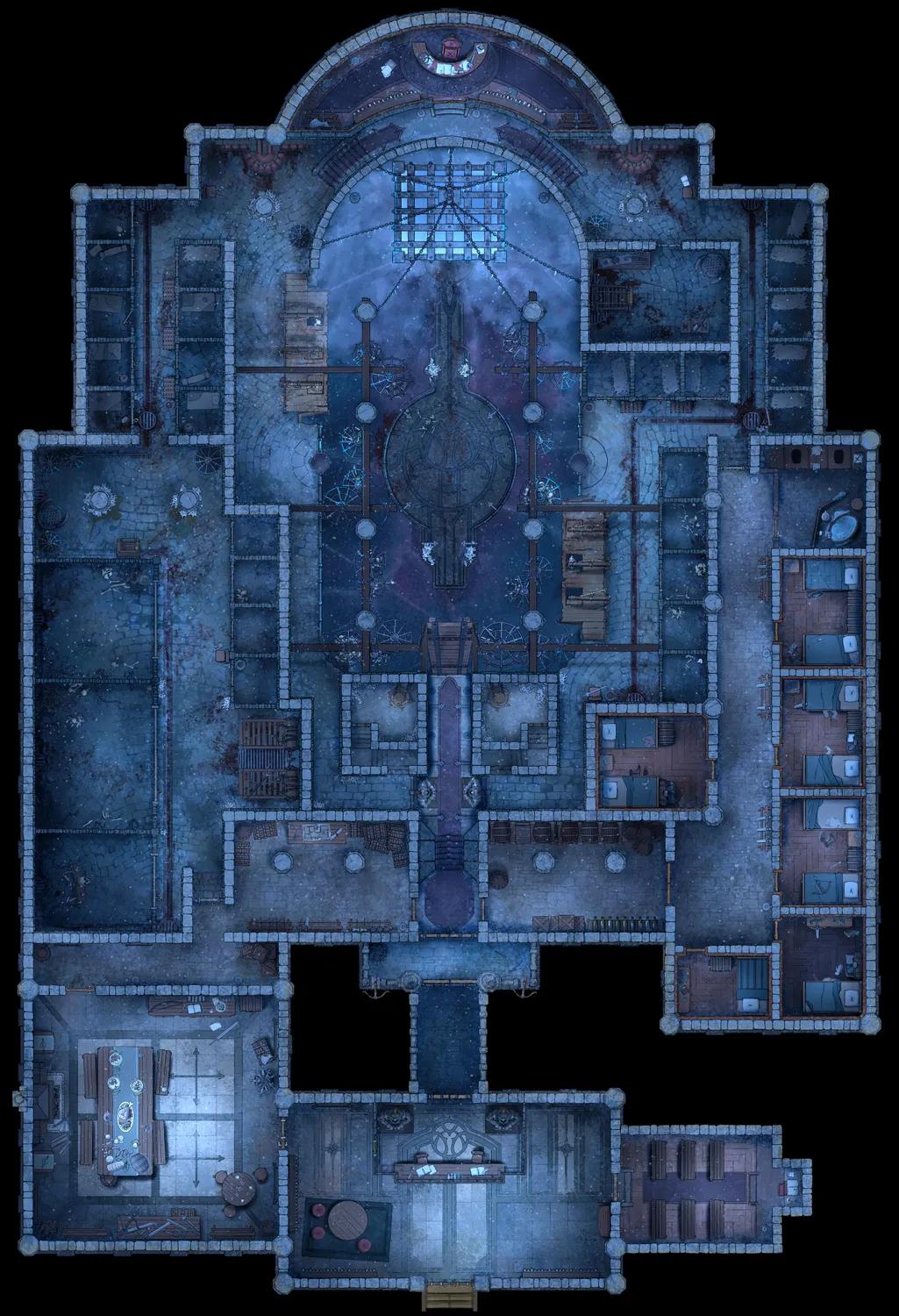 Medieval Jail map, Frozen variant thumbnail