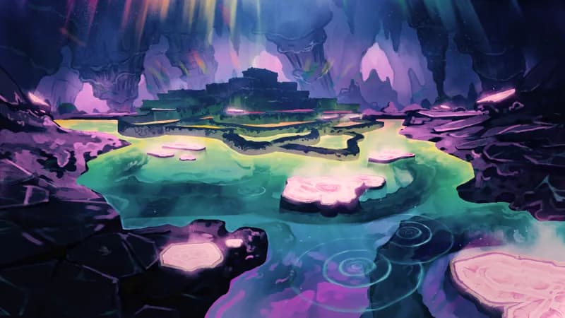 Healing Cave Spring map, Mana Reservoir variant thumbnail