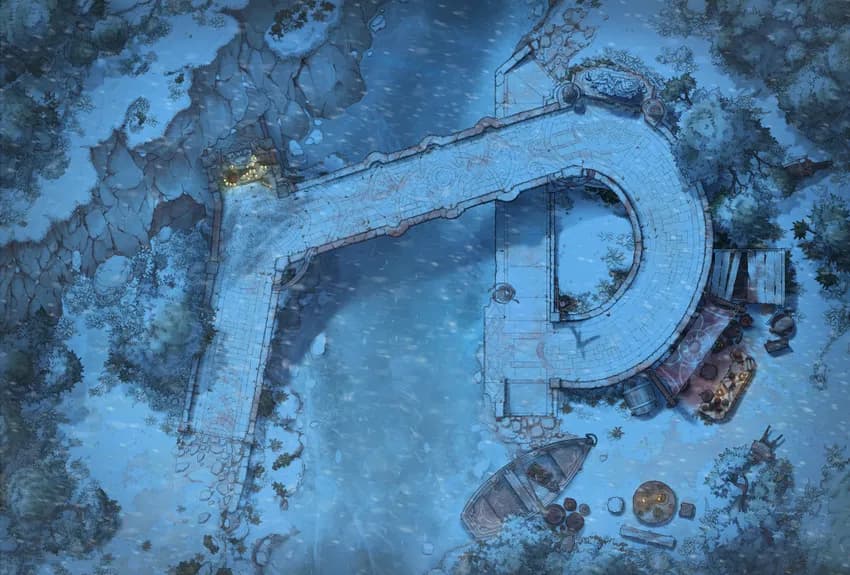 Roving Bridge map, Winter variant thumbnail