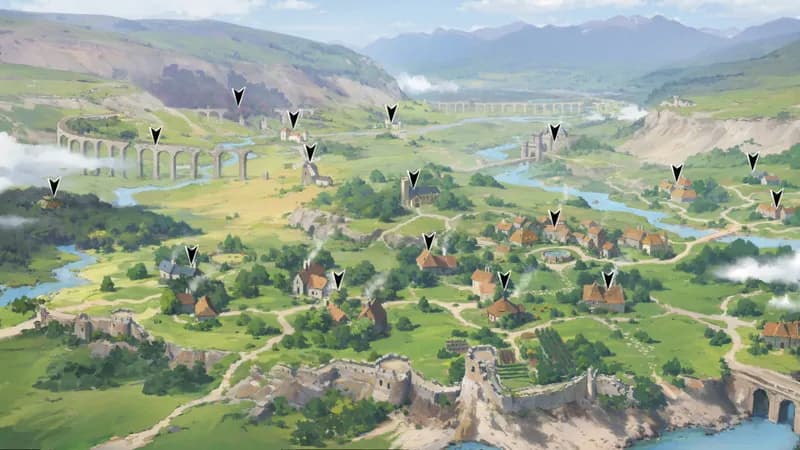 Starter Village map, Markers variant thumbnail