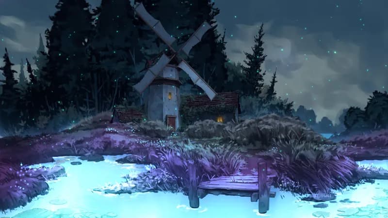 Mellow Marshland Mill map, Radient Waters variant thumbnail
