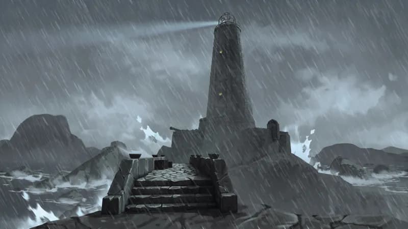 Lighthouse Isle map, Rain variant thumbnail