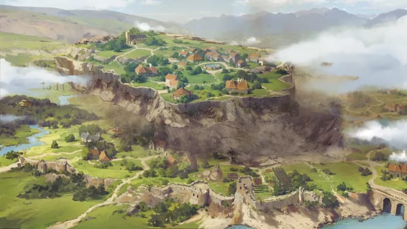 Starter Village map, Floatingisland variant thumbnail