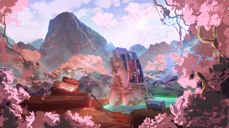 Crash Site Repair Camp map, Spring variant thumbnail