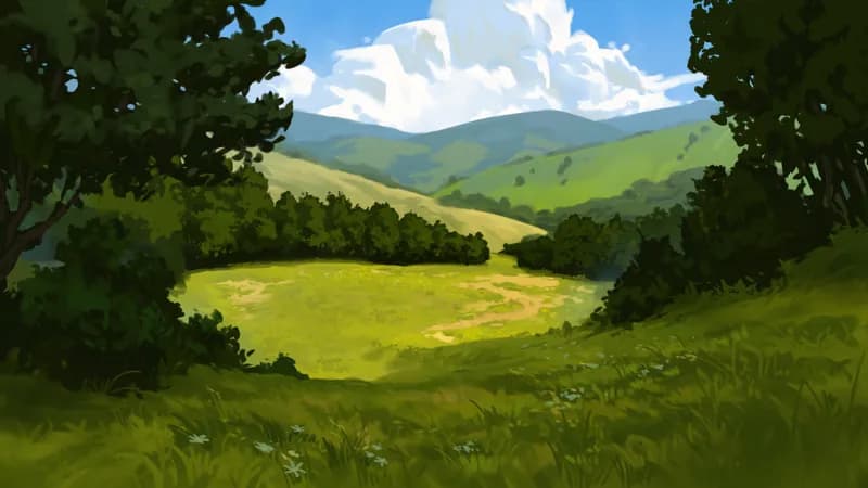 Pastoral Village Stables map, Natural Day variant thumbnail