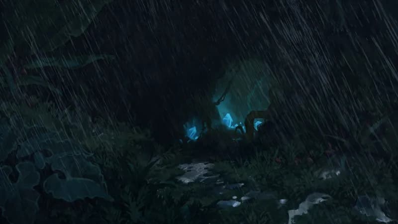 Jungle Cave Tunnel map, Rain variant thumbnail