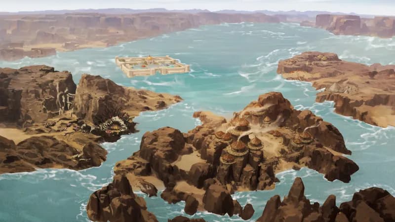 Rocky Desert map, Flood variant thumbnail