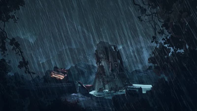 Crash Site Repair Camp map, Rain variant thumbnail