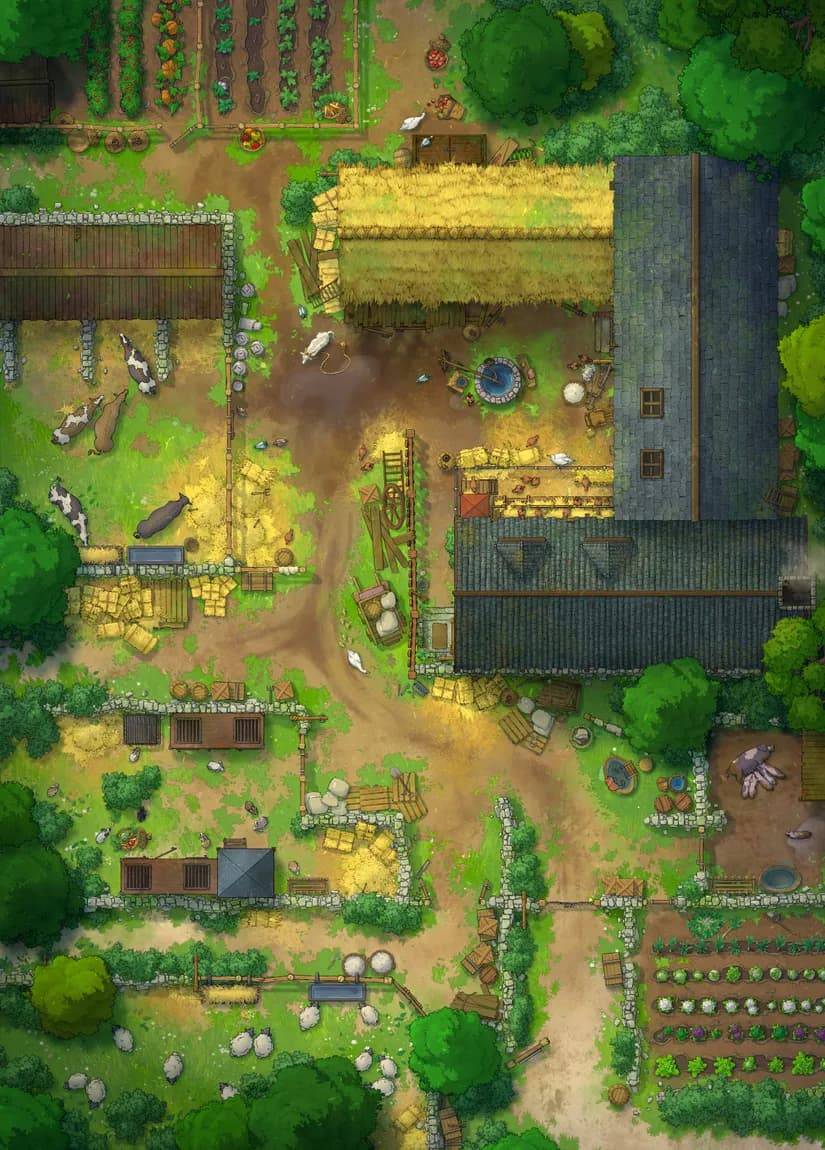 Village Farmhouse map, Original Day variant thumbnail