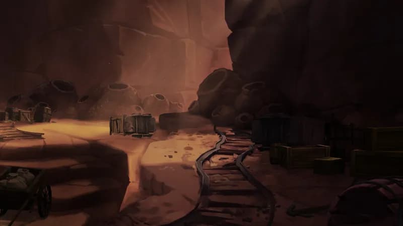 Beetle Tribe Canyon map, Abandoned Mine variant thumbnail