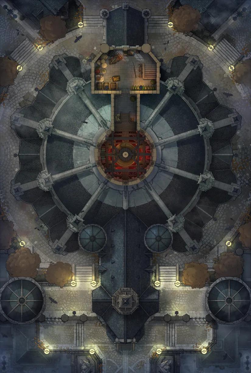 Abbey Prison map, Interior Floor 03 variant thumbnail