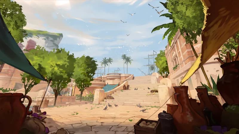 Magister's Market map, Seaside Day variant thumbnail
