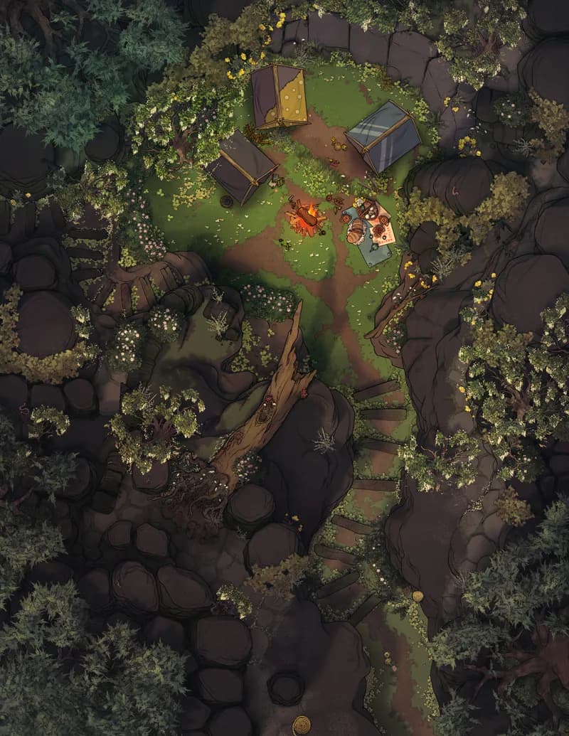 Dragon's Memorial map, Camp variant thumbnail