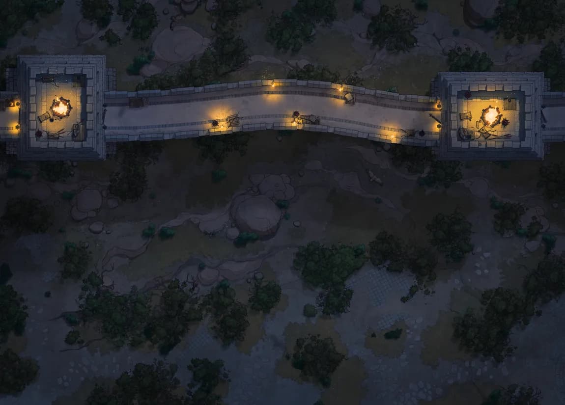 Great Wall map, Repaired Night variant thumbnail