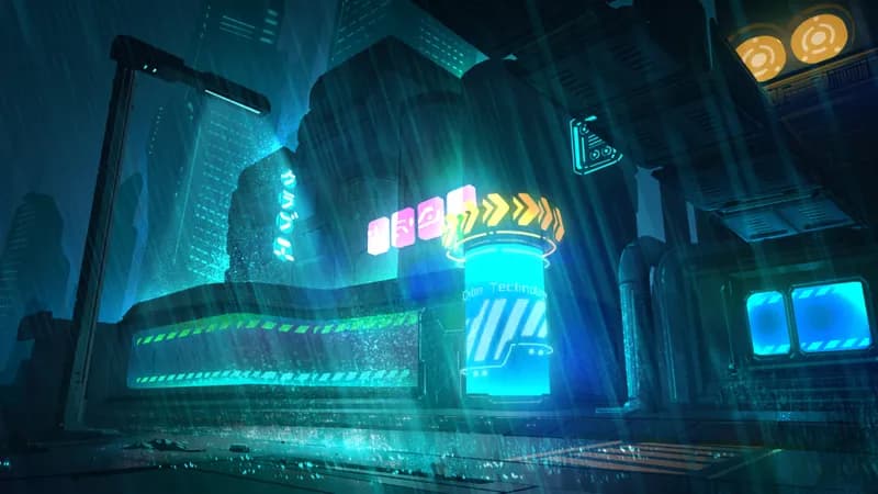 Cyberpunk City Streets map, No Danger variant thumbnail