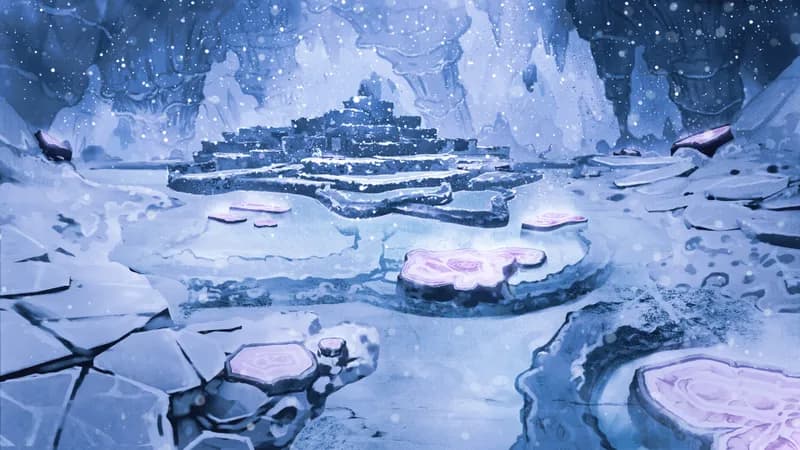 Healing Cave Spring map, Winter variant thumbnail