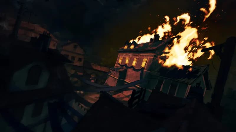 City Rooftop Chase map, Fire variant thumbnail