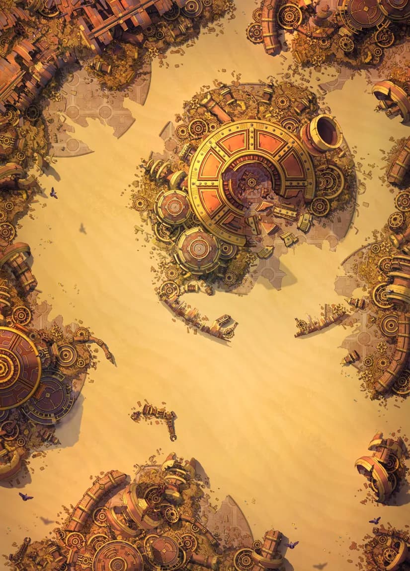 Gnome Minefield map, Desert variant thumbnail