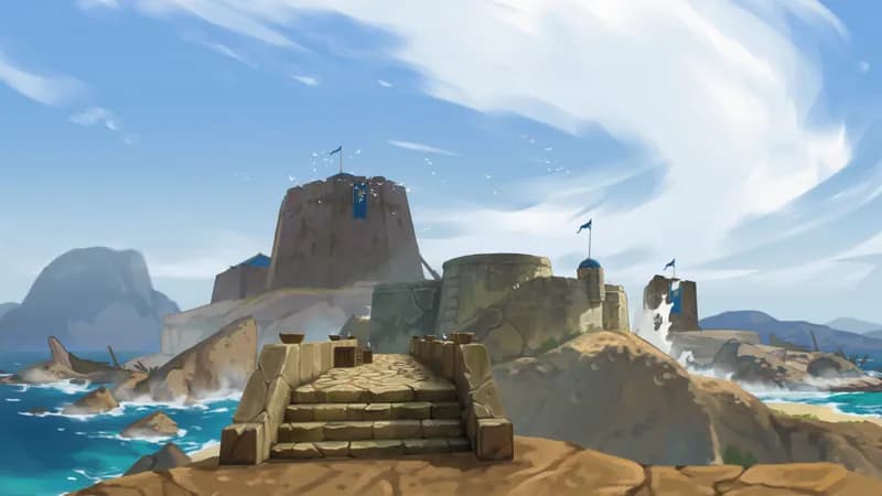 Lighthouse Isle map, Fort variant thumbnail